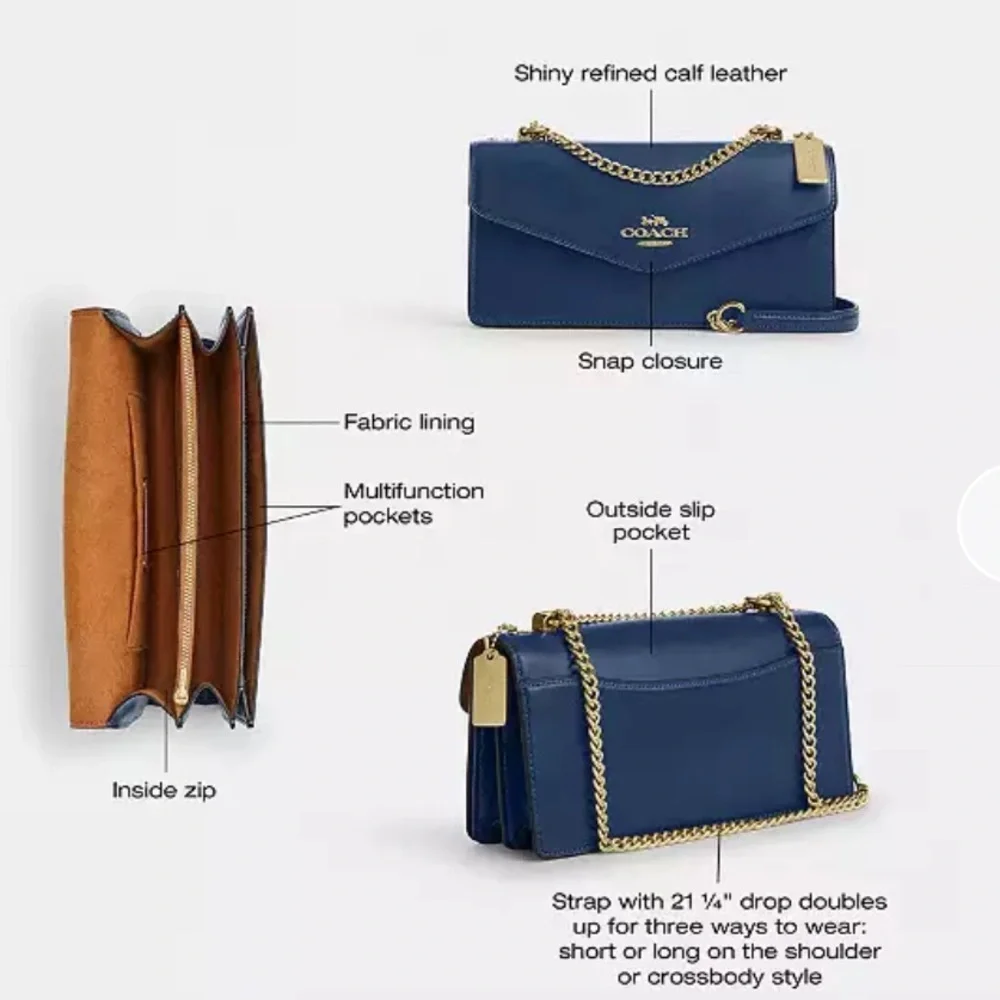 Coach Klare Envelope Crossbody Bag